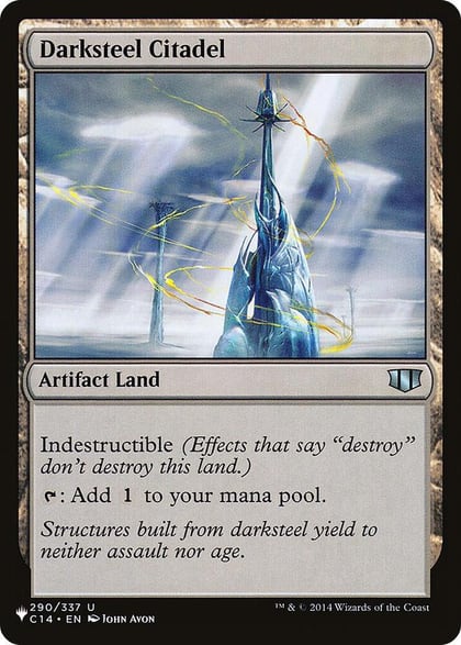 Darksteel Citadel (C14), The List Reprints 290/337