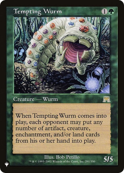 Tempting Wurm, The List Reprints 291/350