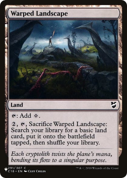 Warped Landscape, The List Reprints 291/307
