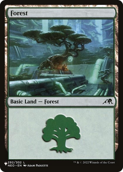 Forest (NEO), The List Reprints 292/302