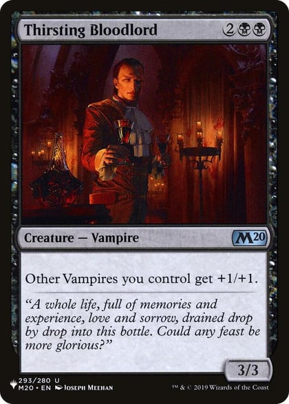Thirsting Bloodlord, The List Reprints 293/280