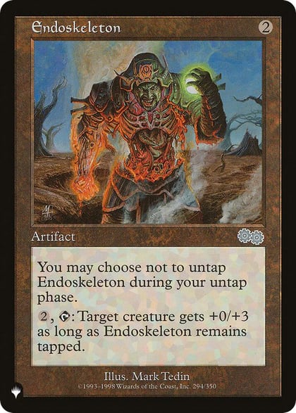 Endoskeleton, The List Reprints 294/350