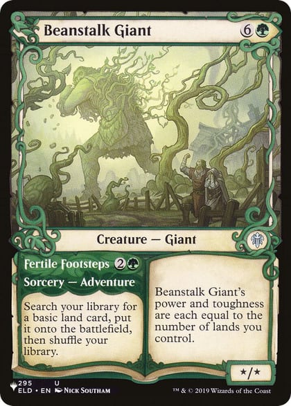 Beanstalk Giant (Showcase), The List Reprints 295/269