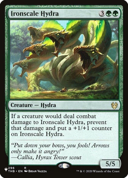 Ironscale Hydra, The List Reprints 296/254