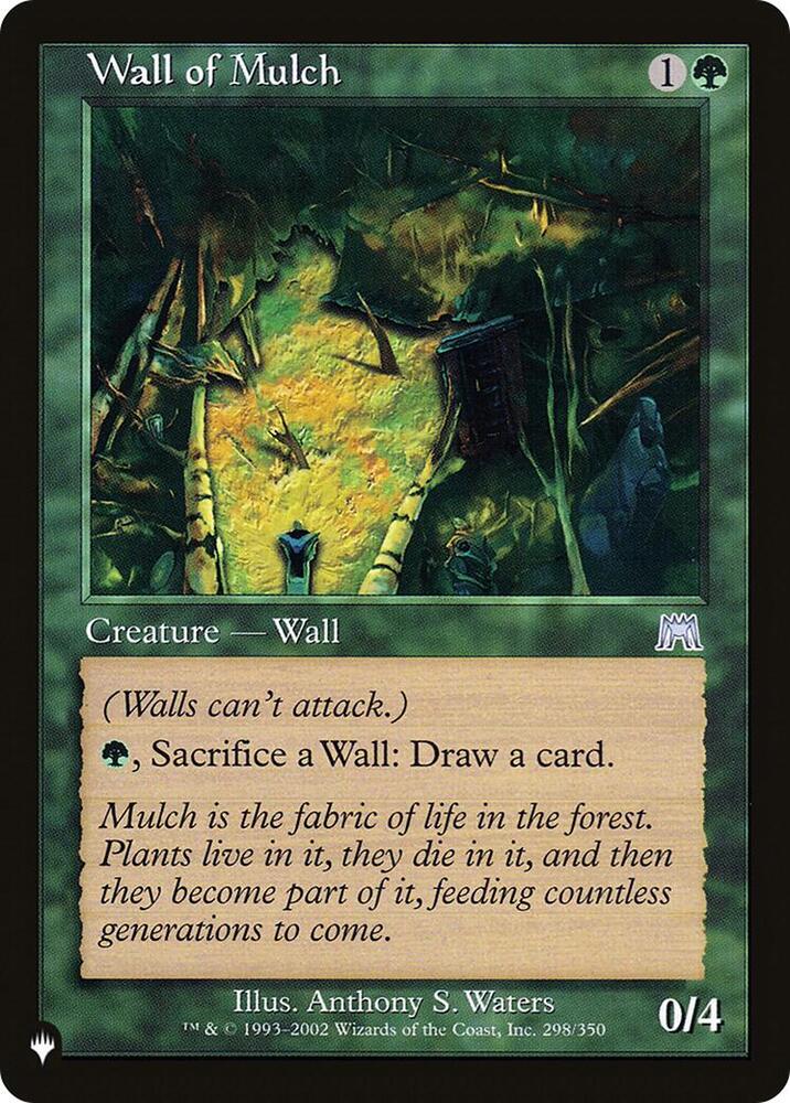 Wall of Mulch, The List Reprints 298/350