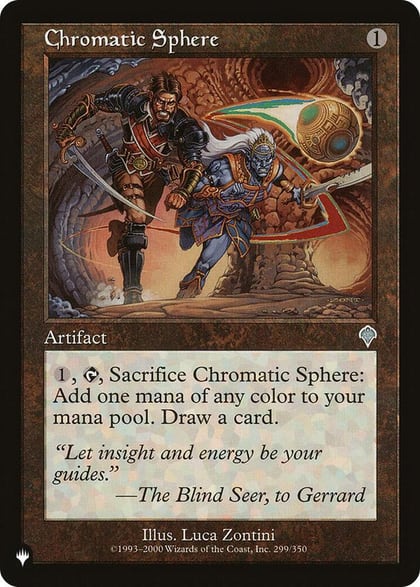 Chromatic Sphere, The List Reprints 299/350
