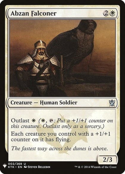 Abzan Falconer, The List Reprints 2