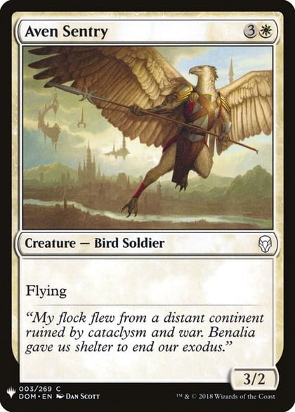 Aven Sentry, The List Reprints 3
