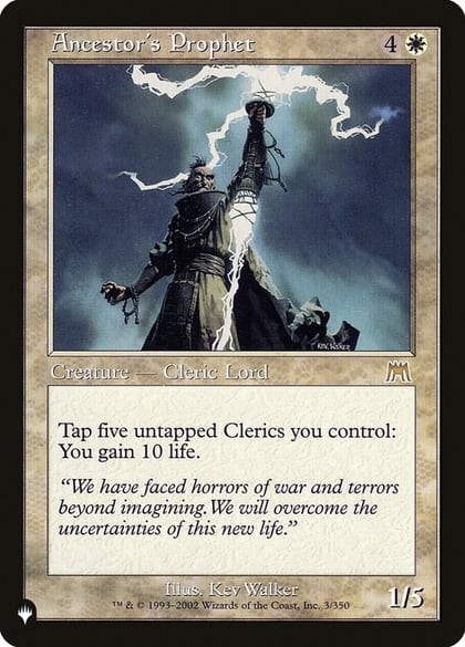 Ancestor's Prophet, The List Reprints 3/350
