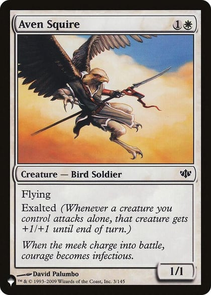Aven Squire, The List Reprints 3/145