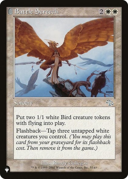 Battle Screech, The List Reprints 3/143