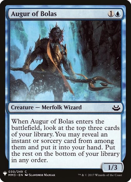 Augur of Bolas, The List Reprints 30