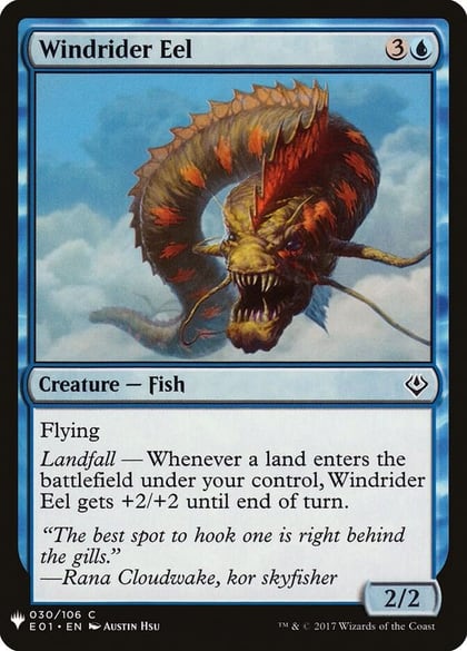 Windrider Eel, The List Reprints 30