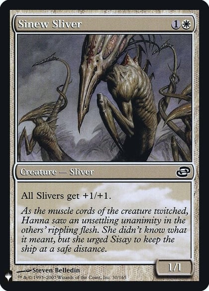 Sinew Sliver, The List Reprints 30