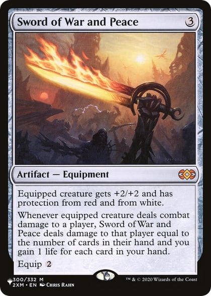 Sword of War and Peace, The List Reprints 300/332