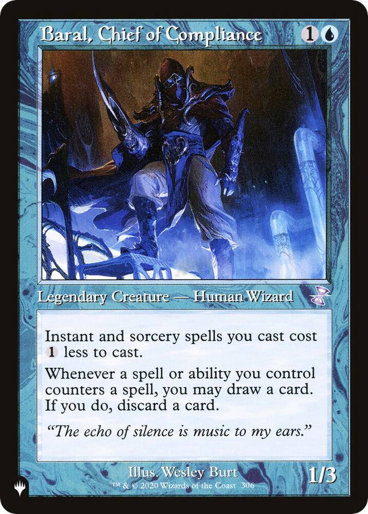 Baral, Chief of Compliance, The List Reprints 306/289