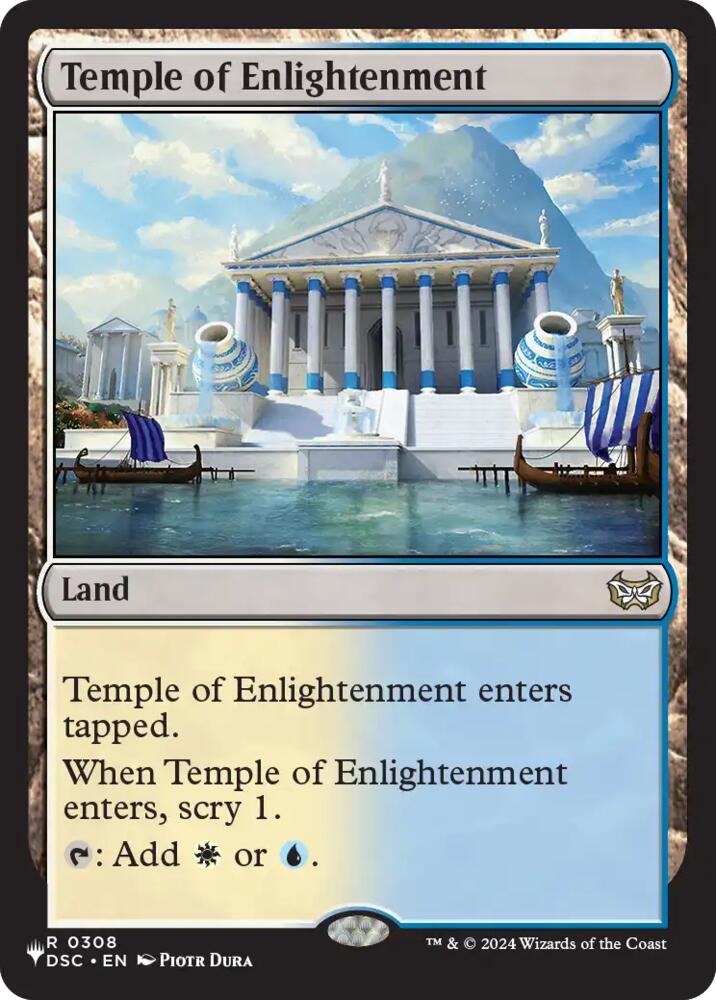 Temple of Enlightenment, The List Reprints 308