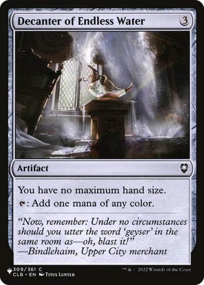 Decanter of Endless Water, The List Reprints 309/361
