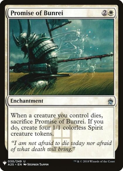 Promise of Bunrei, The List Reprints 30