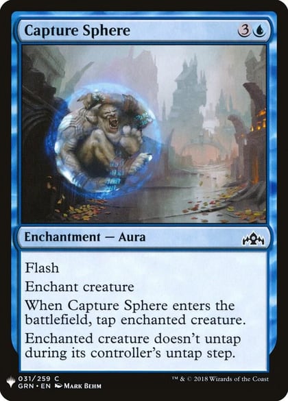 Capture Sphere, The List Reprints 31