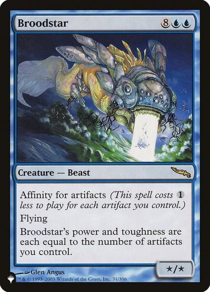 Broodstar, The List Reprints 31/306