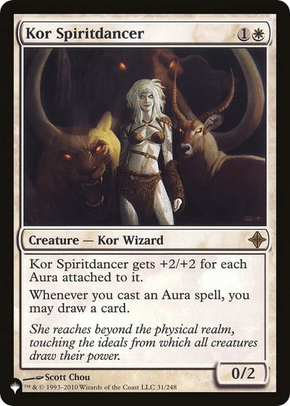 Kor Spiritdancer, The List Reprints 31/248