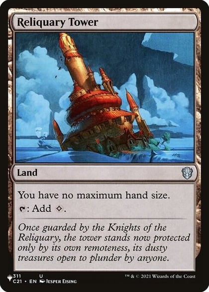Reliquary Tower (C21), The List Reprints 311