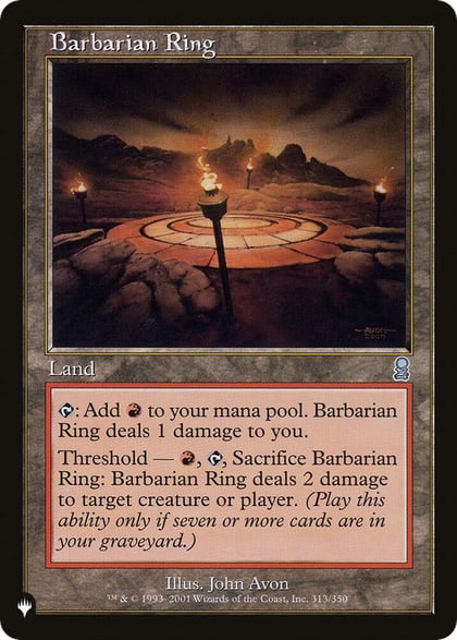 Barbarian Ring, The List Reprints 313/350