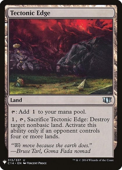 Tectonic Edge, The List Reprints 313