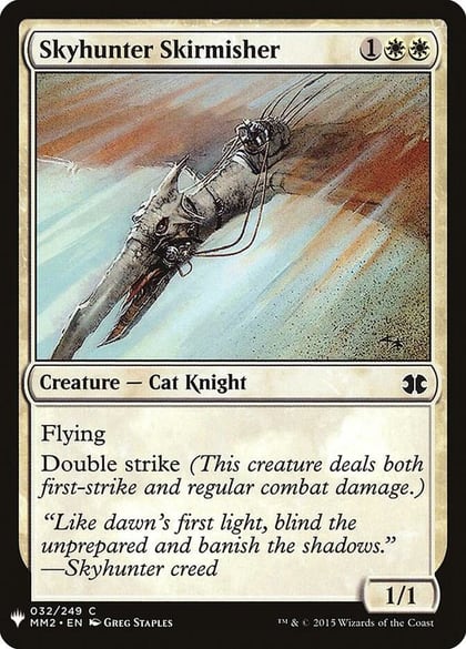 Skyhunter Skirmisher, The List Reprints 32