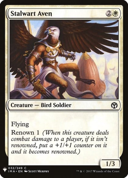 Stalwart Aven, The List Reprints 32