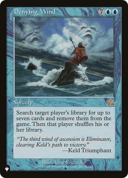 Denying Wind, The List Reprints 32/143
