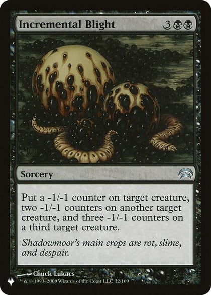 Incremental Blight, The List Reprints 32/169
