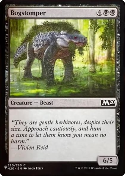 Bogstomper, The List Reprints 320/280
