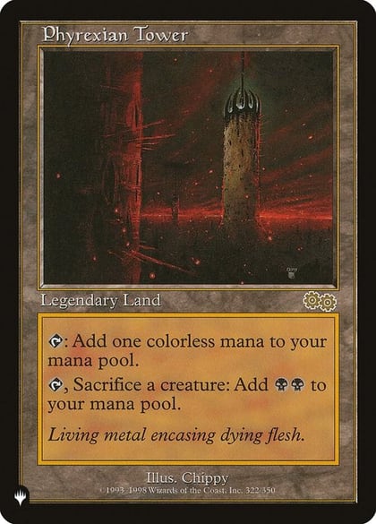 Phyrexian Tower, The List Reprints 322/350