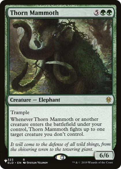 Thorn Mammoth, The List Reprints 323/269