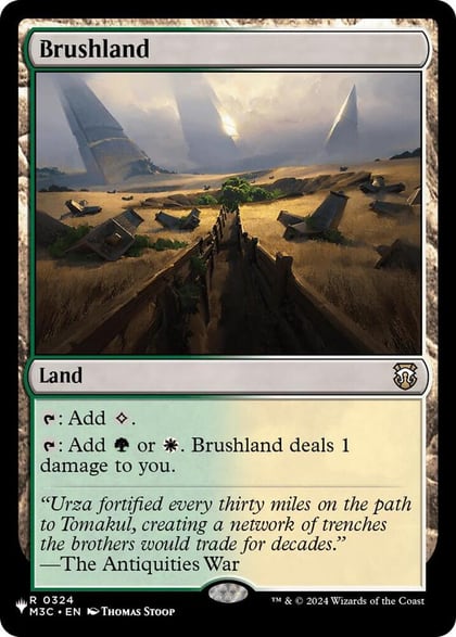 Brushland (M3C), The List Reprints 324
