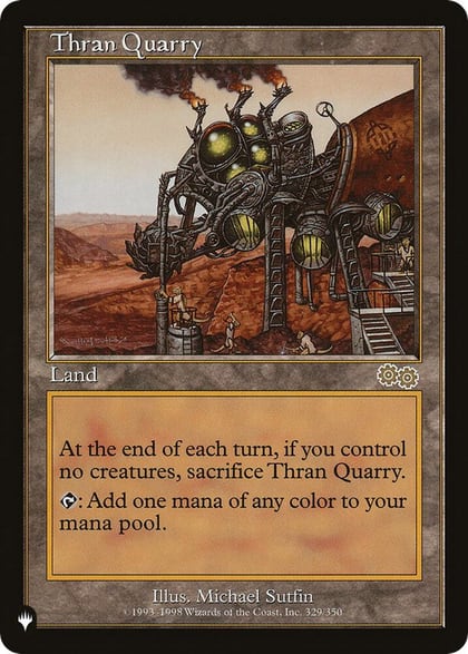 Thran Quarry, The List Reprints 329/350