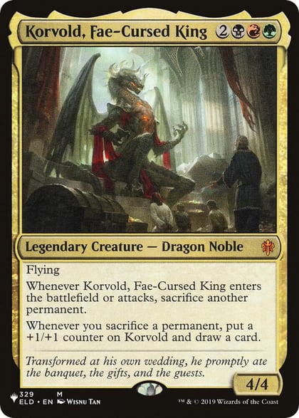 Korvold, Fae-Cursed King, The List Reprints 329/269