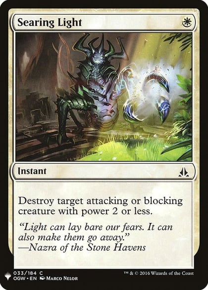 Searing Light, The List Reprints 33