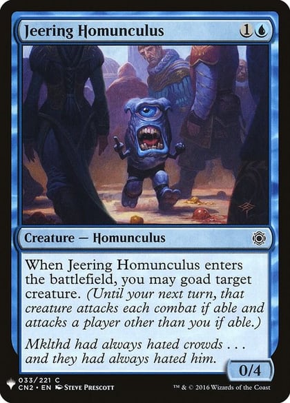 Jeering Homunculus, The List Reprints 33