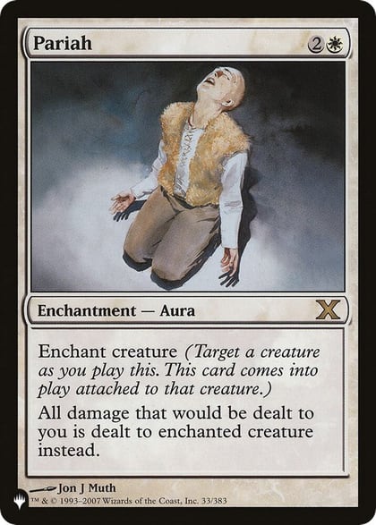 Pariah, The List Reprints 33/383