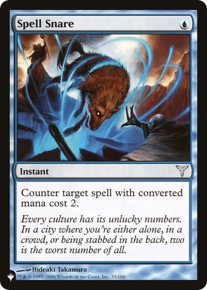 Spell Snare, The List Reprints 33/180