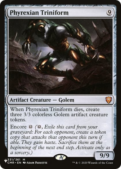 Phyrexian Triniform, The List Reprints 331/361
