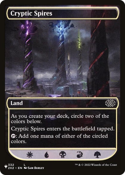 Cryptic Spires, The List Reprints 332/024