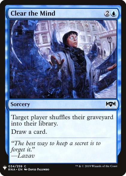 Clear the Mind, The List Reprints 34