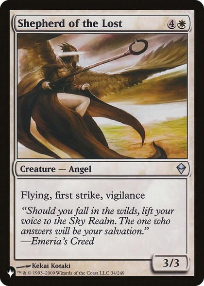 Shepherd of the Lost, The List Reprints 34/249