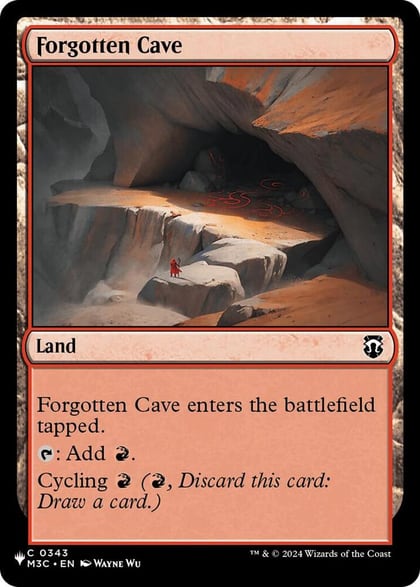 Forgotten Cave (M3C), The List Reprints 343