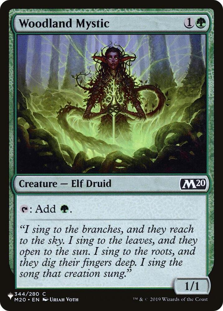 Woodland Mystic, The List Reprints 344/280
