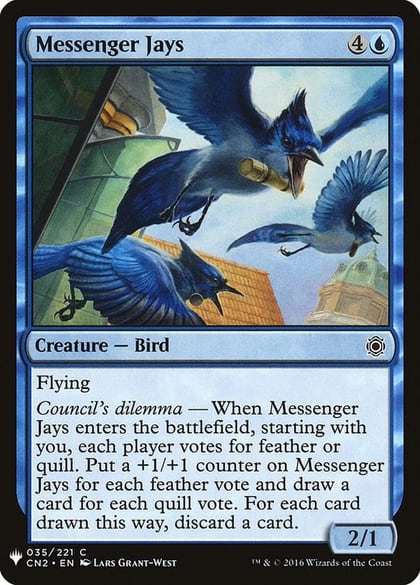 Messenger Jays, The List Reprints 35